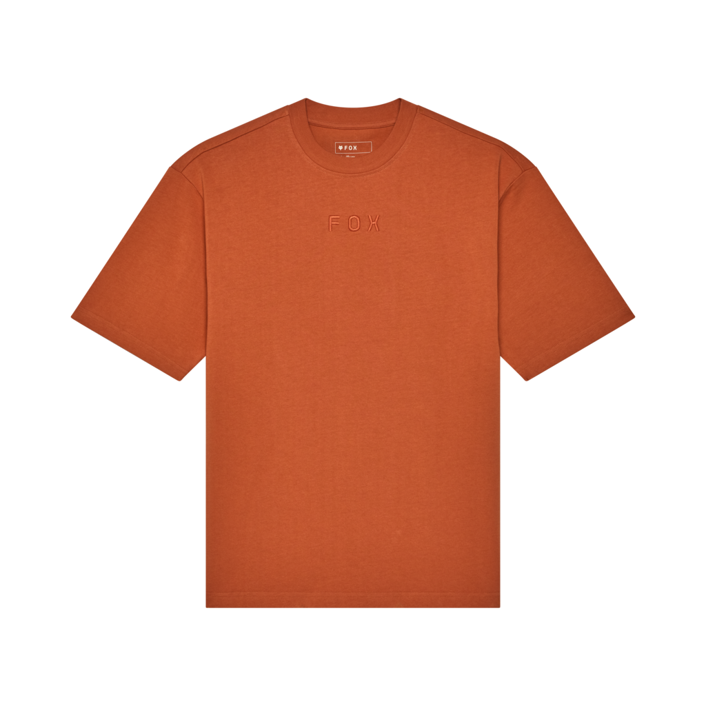 Fox Racing Wordmark Ov SS Tee in BRAUN