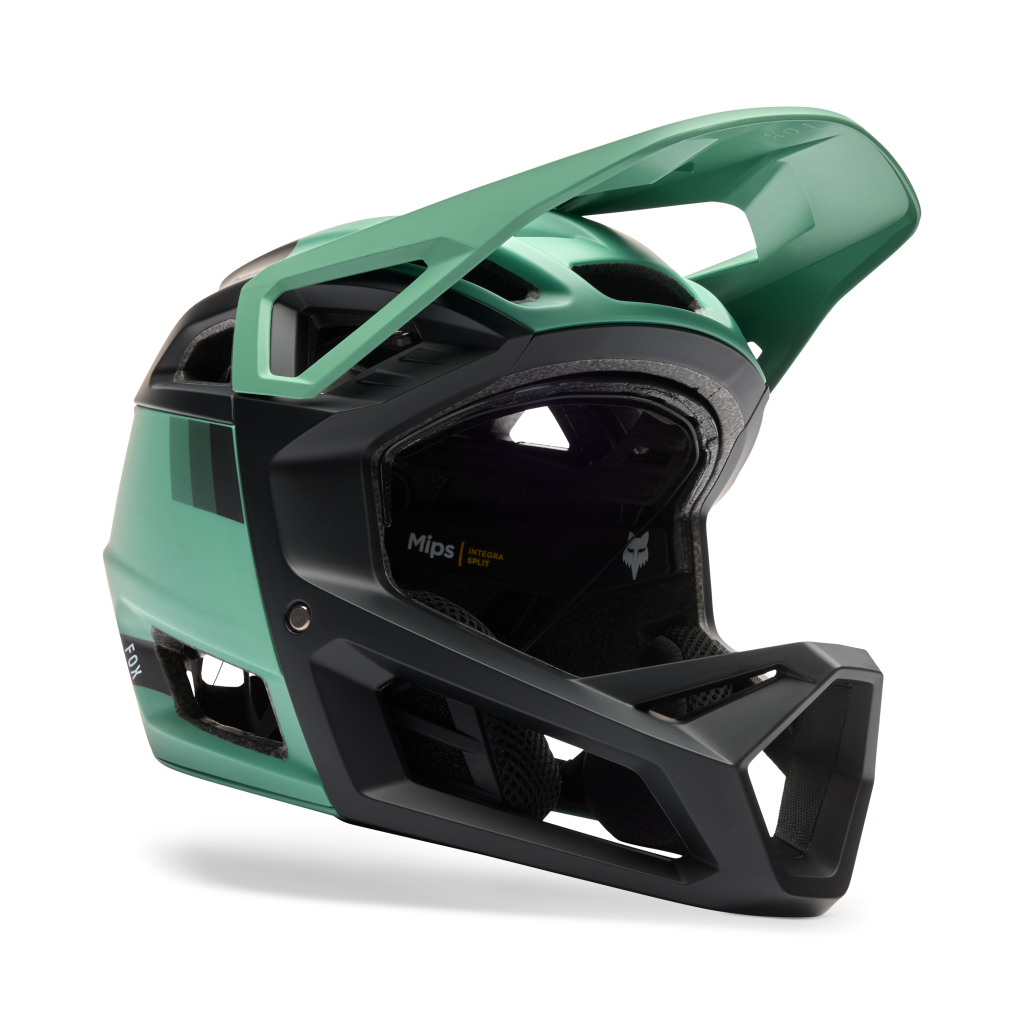 Fox Racing Proframe RS Vollvisier Helm in GRÜN