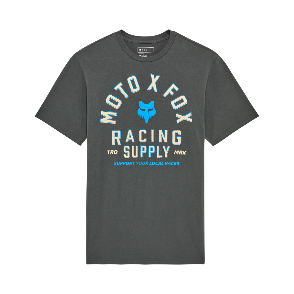 Fox Racing Local Racer SS Prem Tee in GRAU