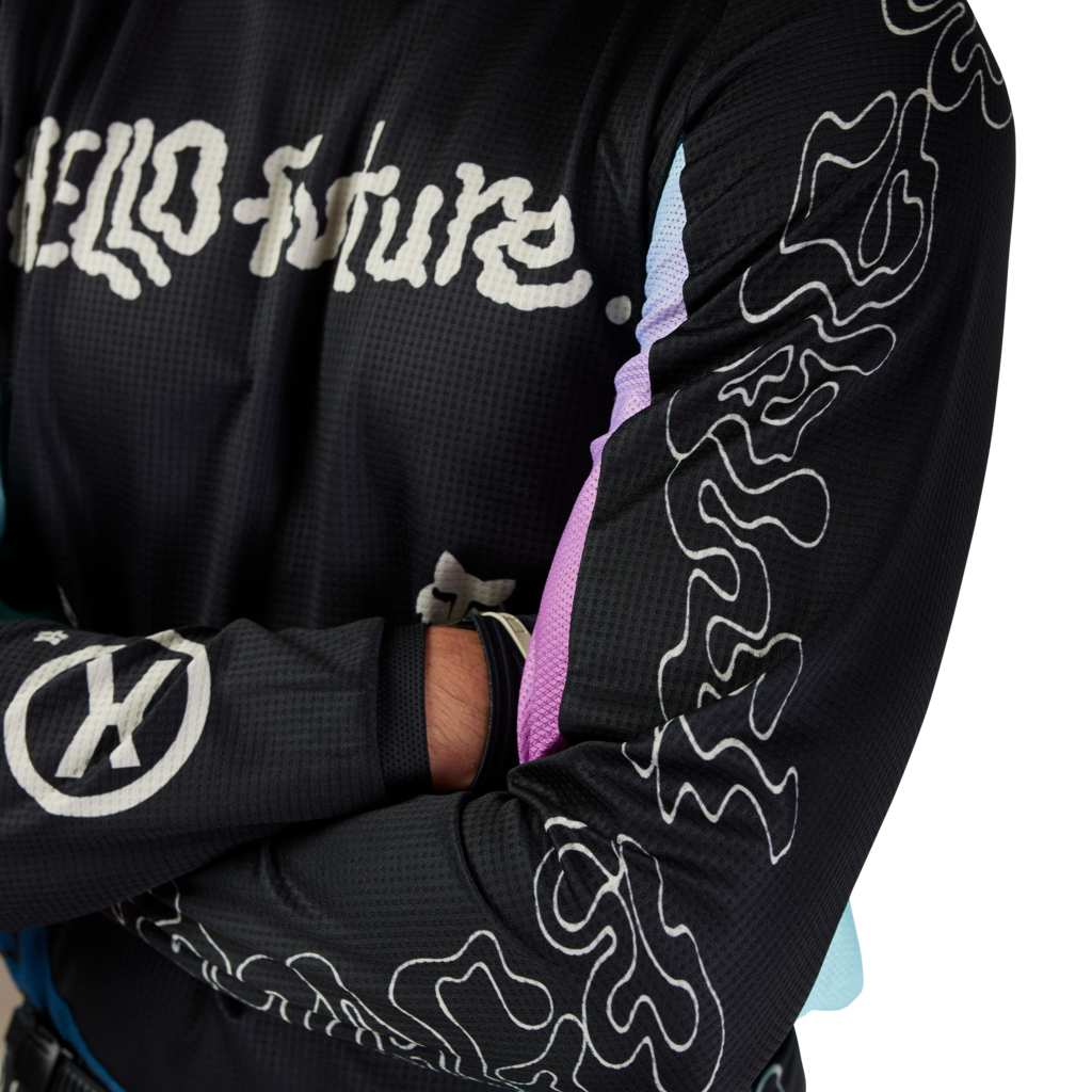 Fox Racing 180 Hello Future Motocrosstrikot in SCHWARZ