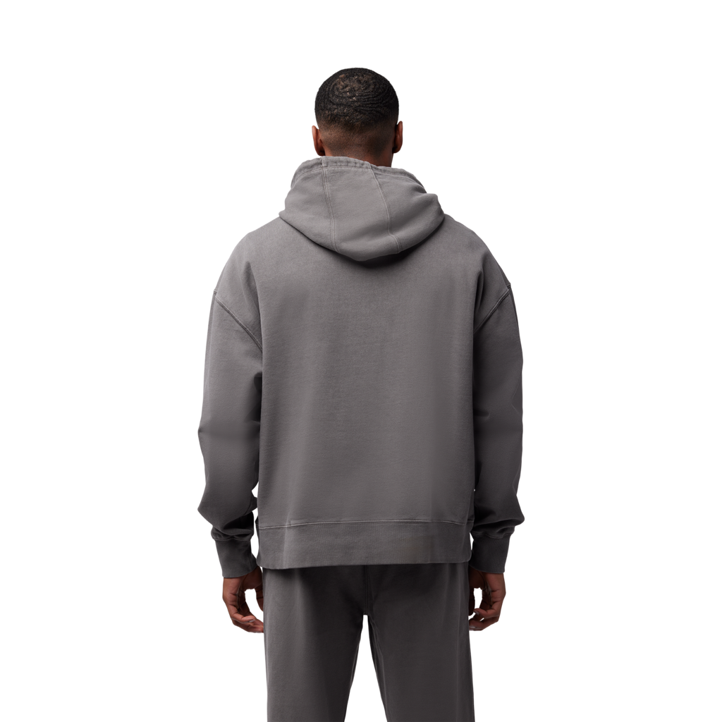 Fox Racing Wordmark Oversized Fleece in GRAU