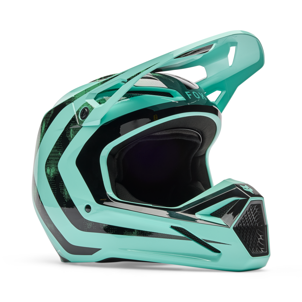 Fox Racing V1 Kairos Motocross Helm in BLAU