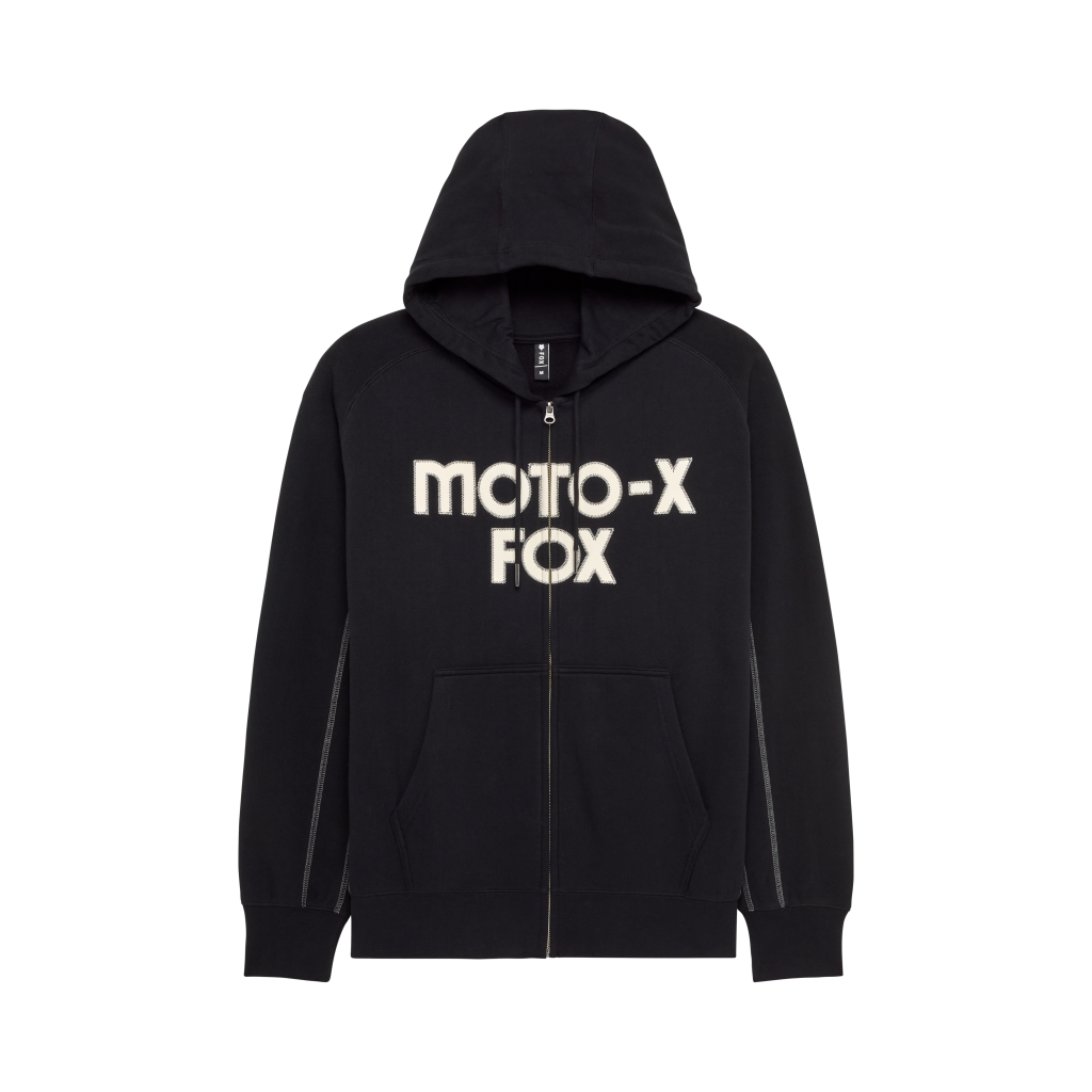 Fox Racing Moto-X Oversized Fleece Zip in SCHWARZ