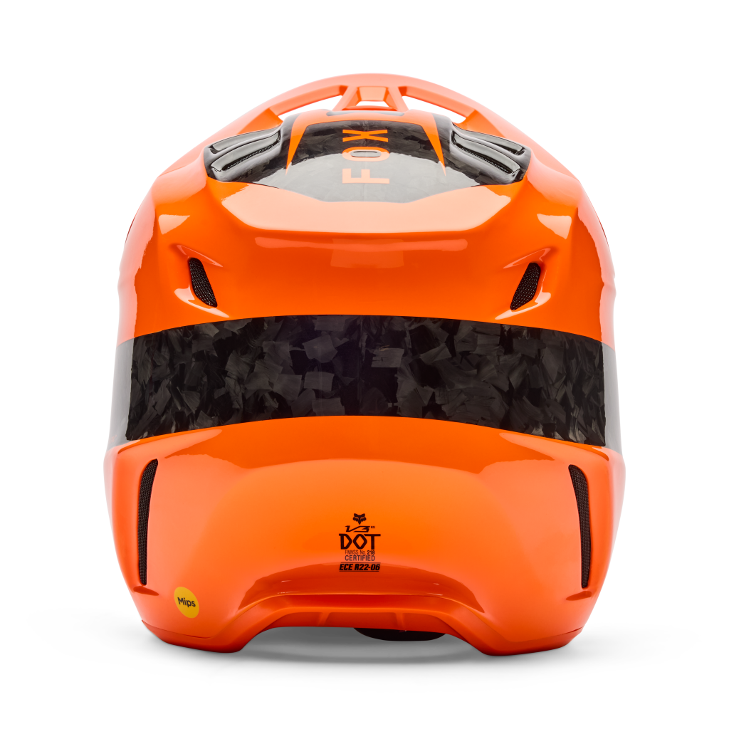 Fox Racing V3 RS Fracture Motocross Helm in ORANGE