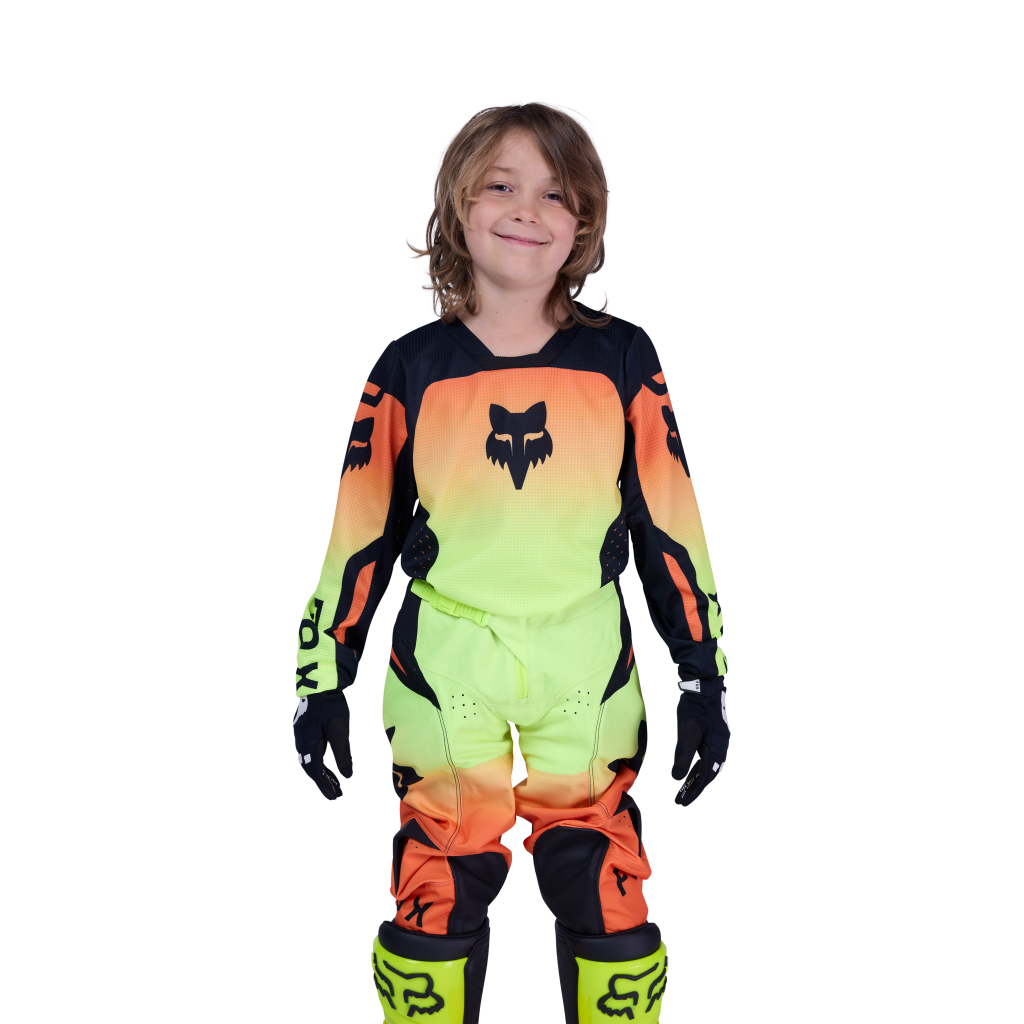 Fox Racing Yth 180 Shield Motocrosstrikot in GELB