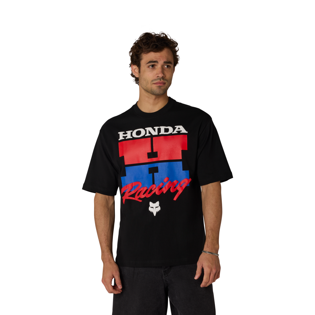 Fox Racing Honda Midweight Ss Tee in SCHWARZ