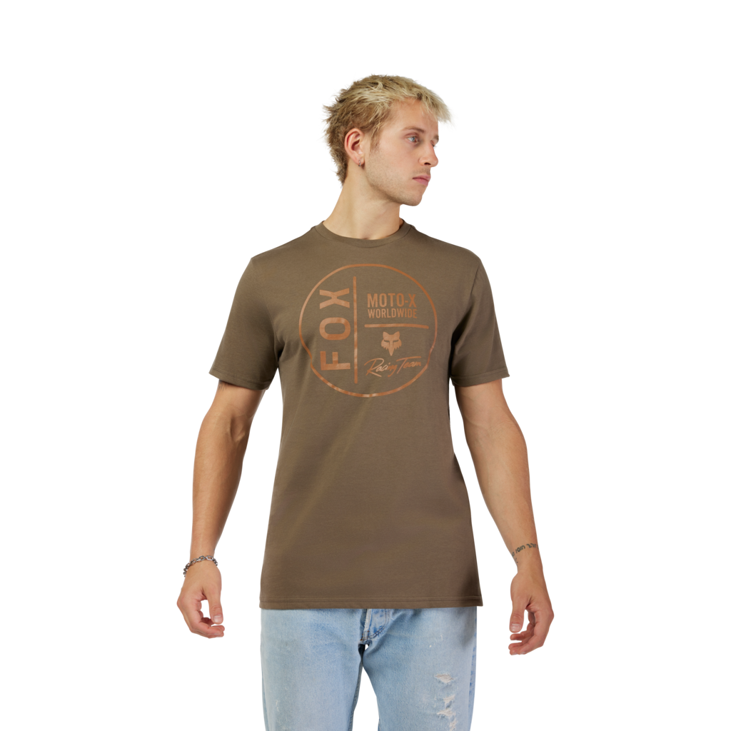Fox Racing Worldwide SS Prem Tee in GRÜN