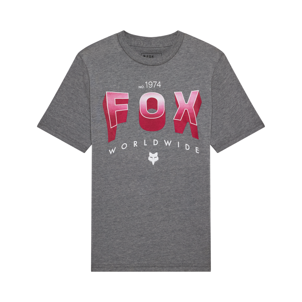 Fox Racing Yth Block Ss Tee in GRAU