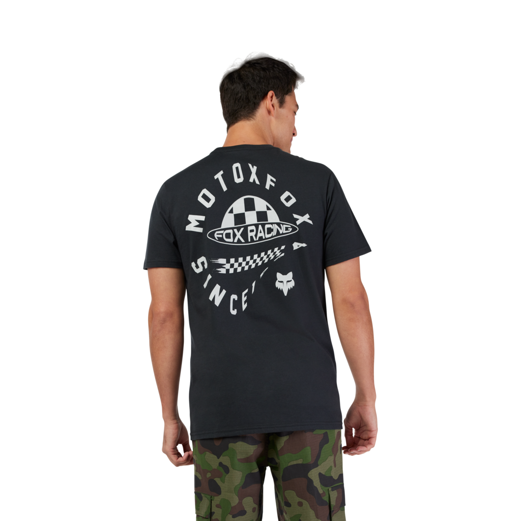 Fox Racing Planet Moto SS Prem Tee in SCHWARZ