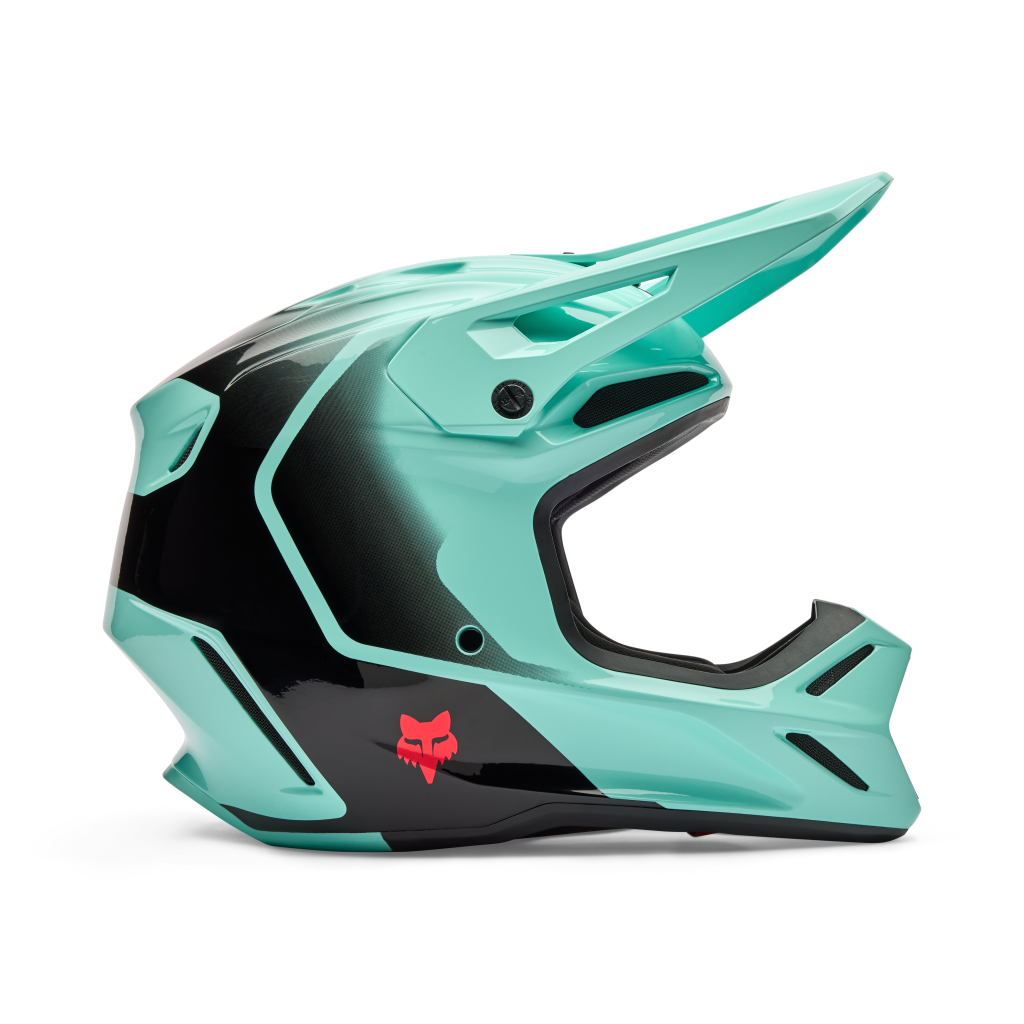 Fox Racing V3 Drip Motocross Helm in BLAU