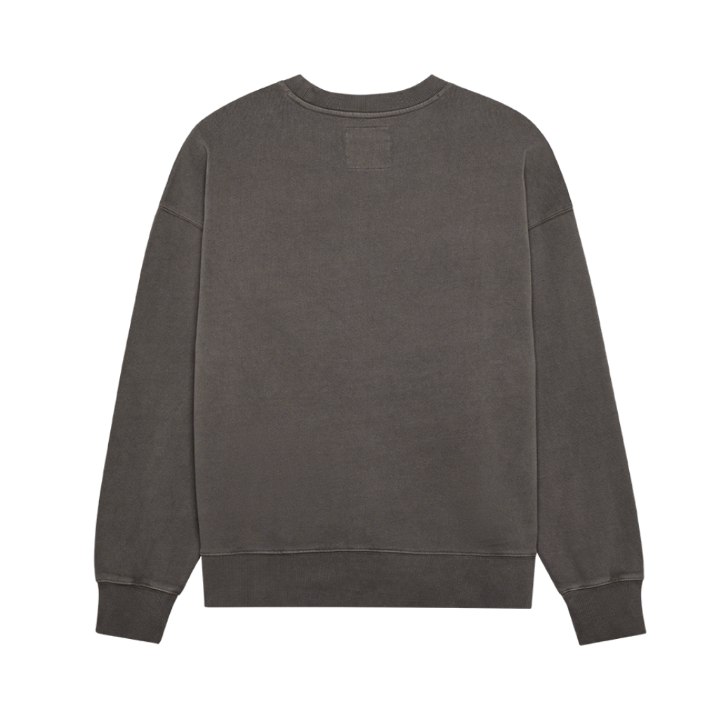 Fox Racing Wordmark Oversized Fleece Crew in GRAU