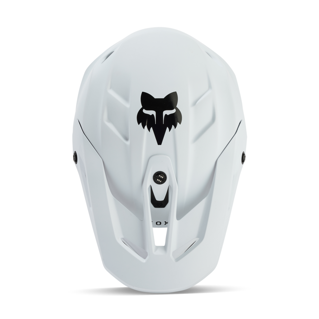 Fox Racing V3 Solid Motocross Helm in WEISS