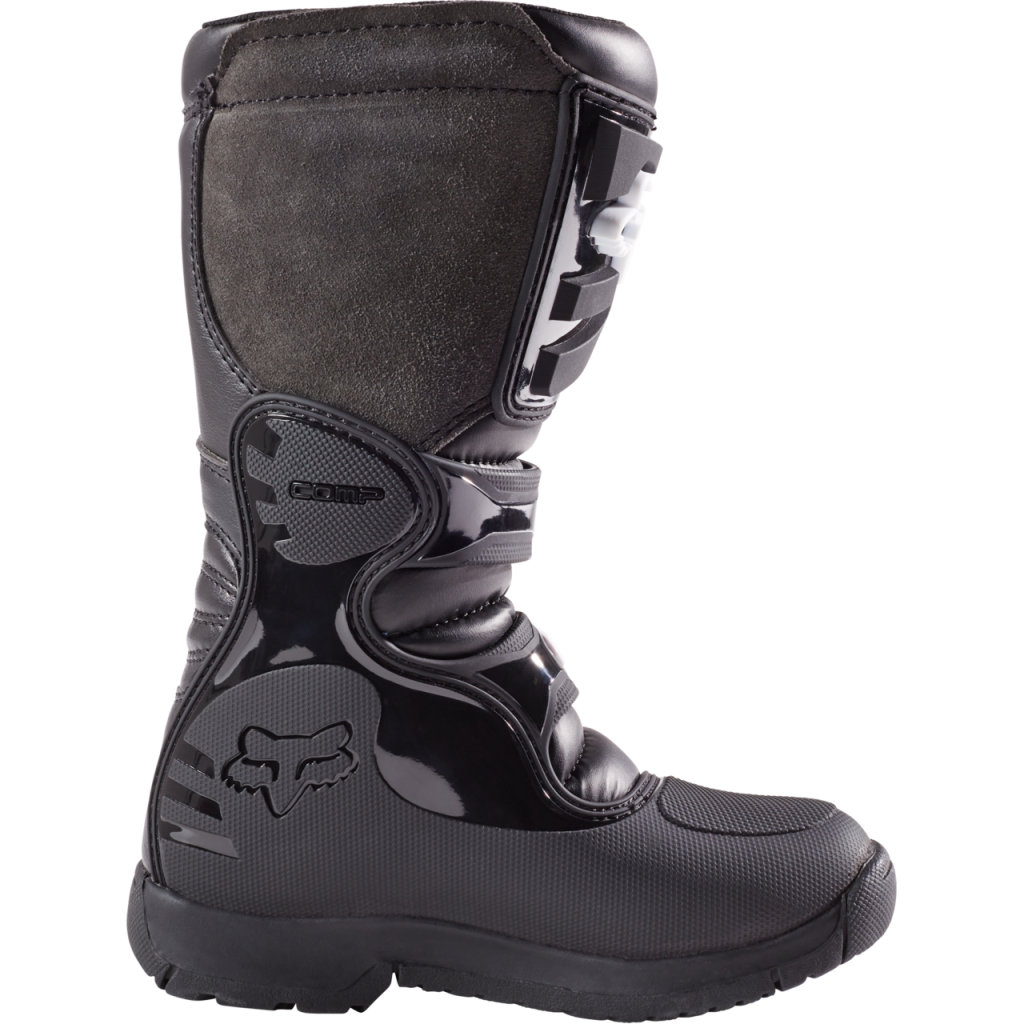 Fox Racing Yth Comp 3Y Motocrossstiefel in SCHWARZ