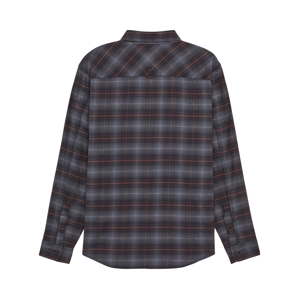Fox Racing Survivalist Stretch Flannel LS in SCHWARZ