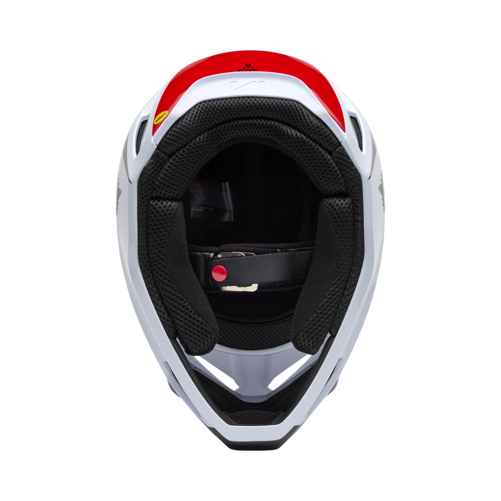 Fox Racing V1 Flow Motocross Helm in WEISS
