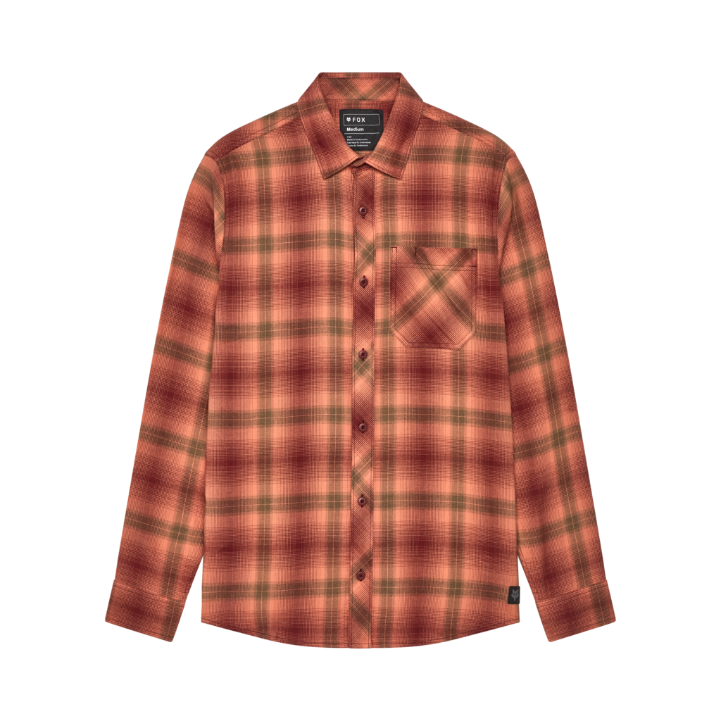 Fox Racing Survivalist Stretch Flannel in ROT
