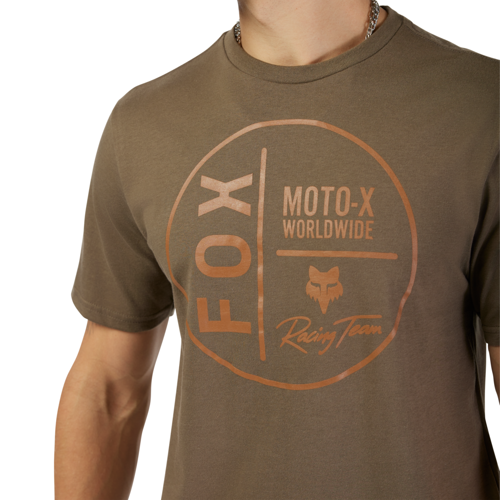 Fox Racing Worldwide SS Prem Tee in GRÜN