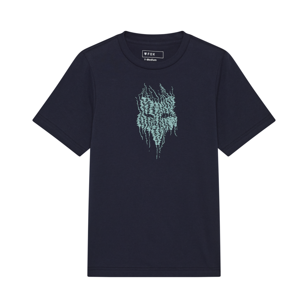 Fox Racing Yth Bark SS Tee in BLAU