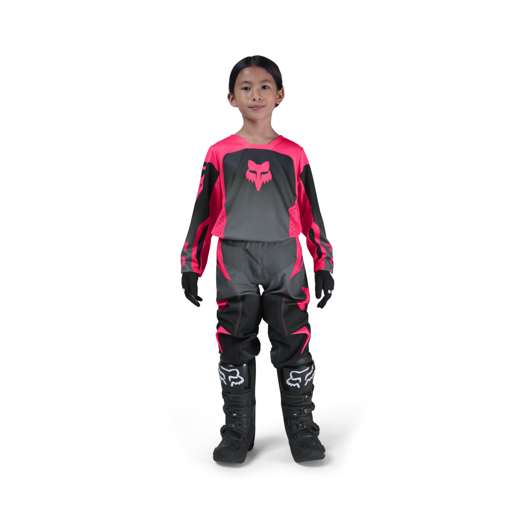 Fox Racing Yth Girls 180 Shield Motocrosstrikot in SCHWARZ