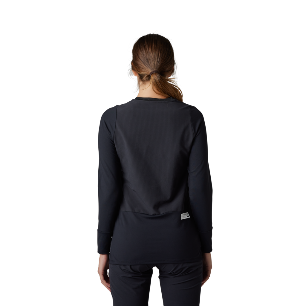 Fox Racing W Defend LS Thermal Trikot langarm in SCHWARZ