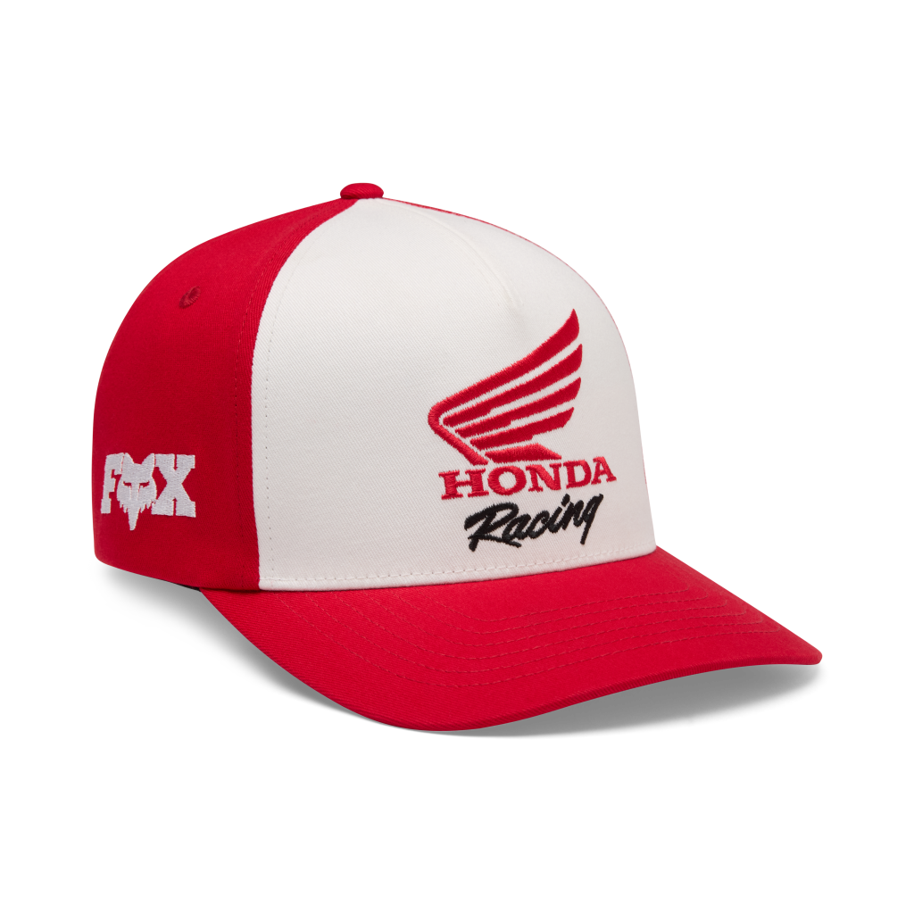 Fox Racing Honda Flexfit Hat in ROT