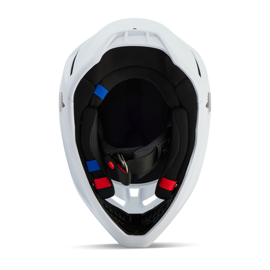 Fox Racing V3 Solid Motocross Helm in WEISS