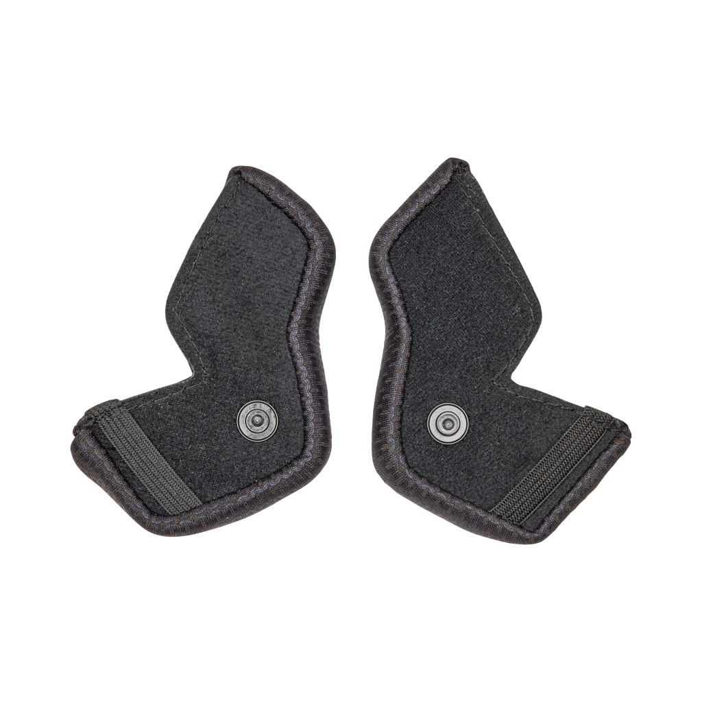 Fox Racing 23 Dropframe Pro Std Cheekpads in SCHWARZ