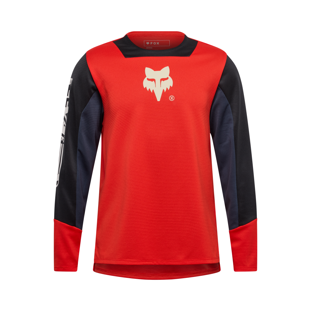Fox Racing Yth Defend LS Elevated Trikot langarm in ROT
