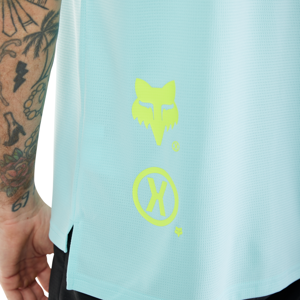 Fox Racing Defend SS Elevated Trikot kurzarm in BLAU