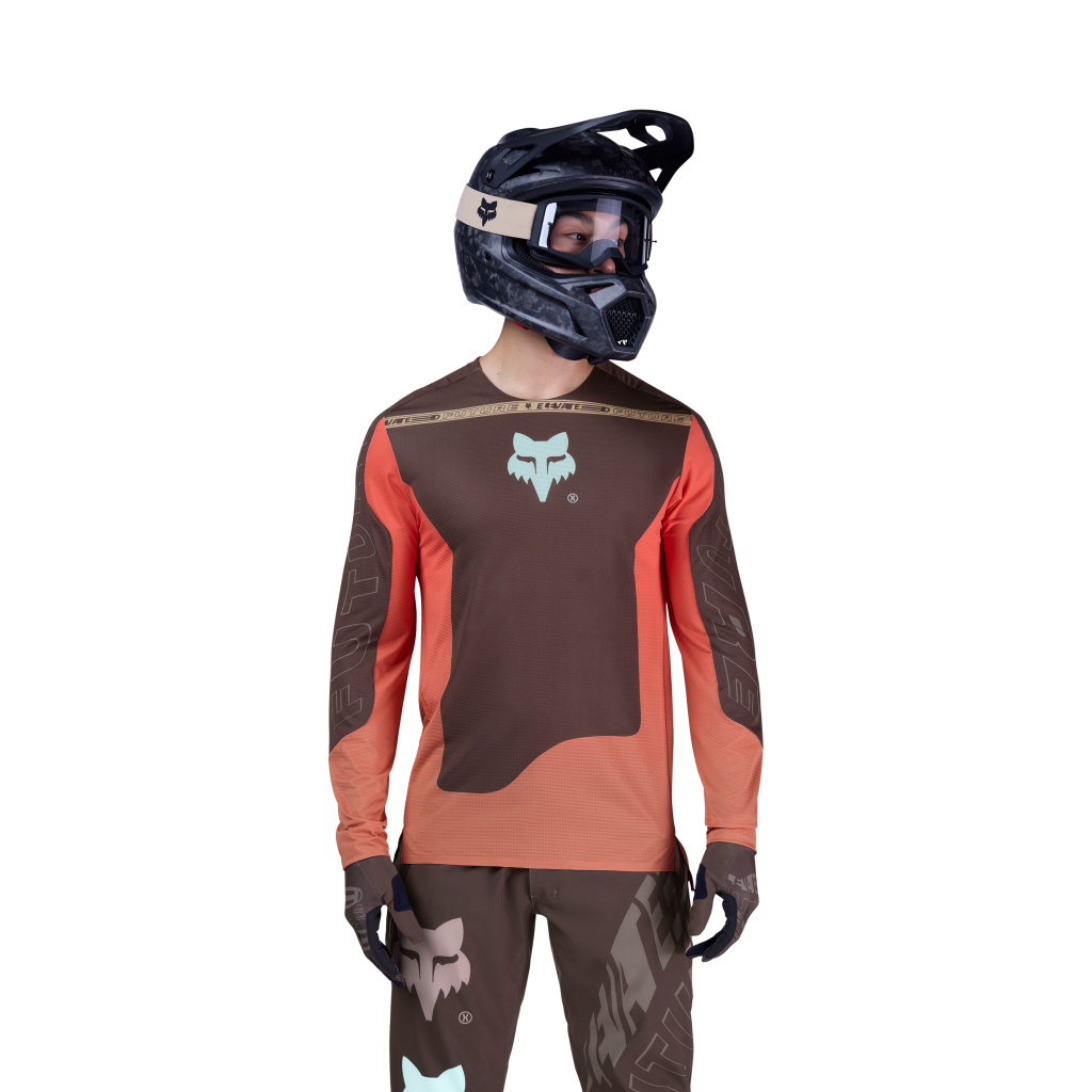 Fox Racing Flexair LS Elevated Trikot langarm in BRAUN