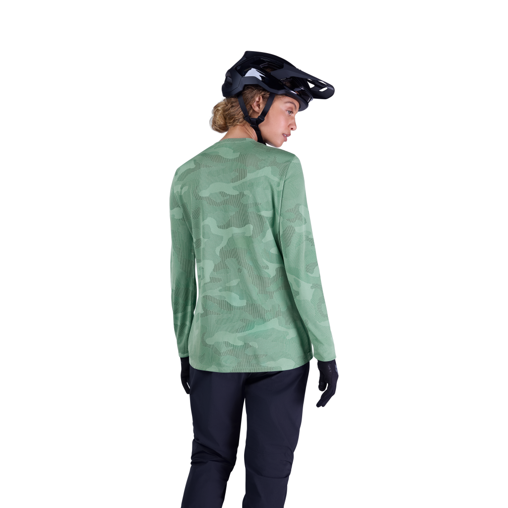 Fox Racing W Ranger Tru Dri LS Trikot langarm in GRÜN