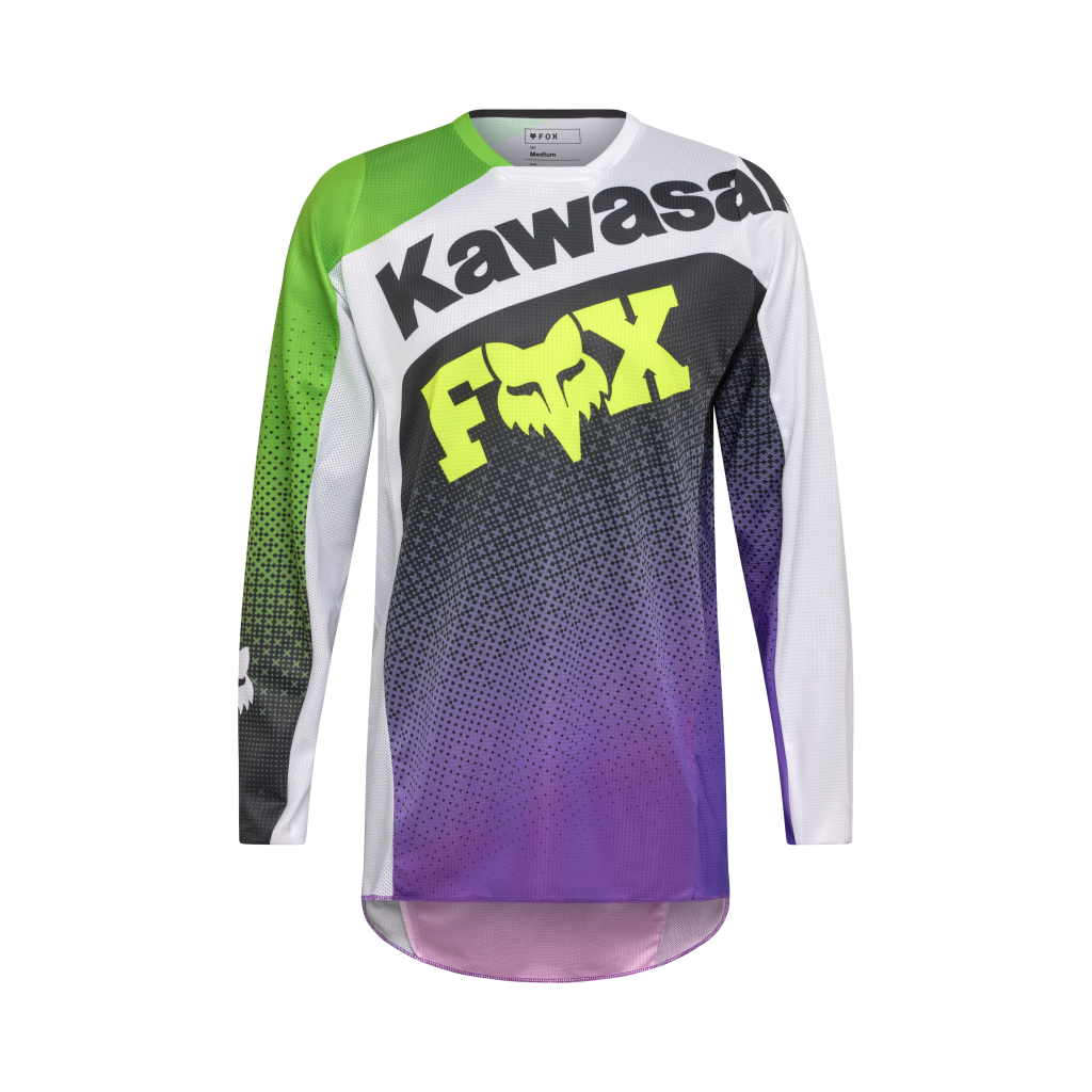 Fox Racing 180 Kawasaki Motocrosstrikot in VIOLETT