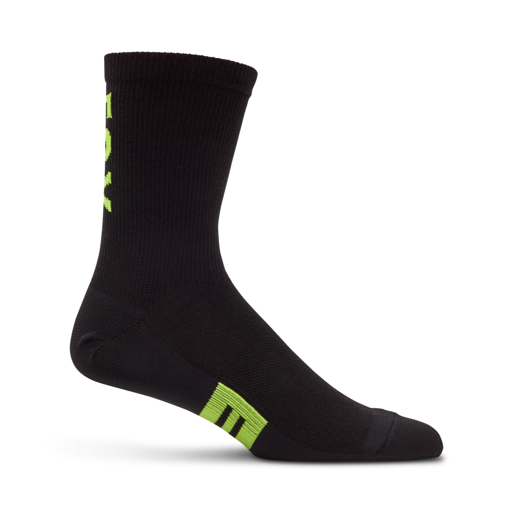 Fox Racing 6" Flexair Merino Sock in SCHWARZ