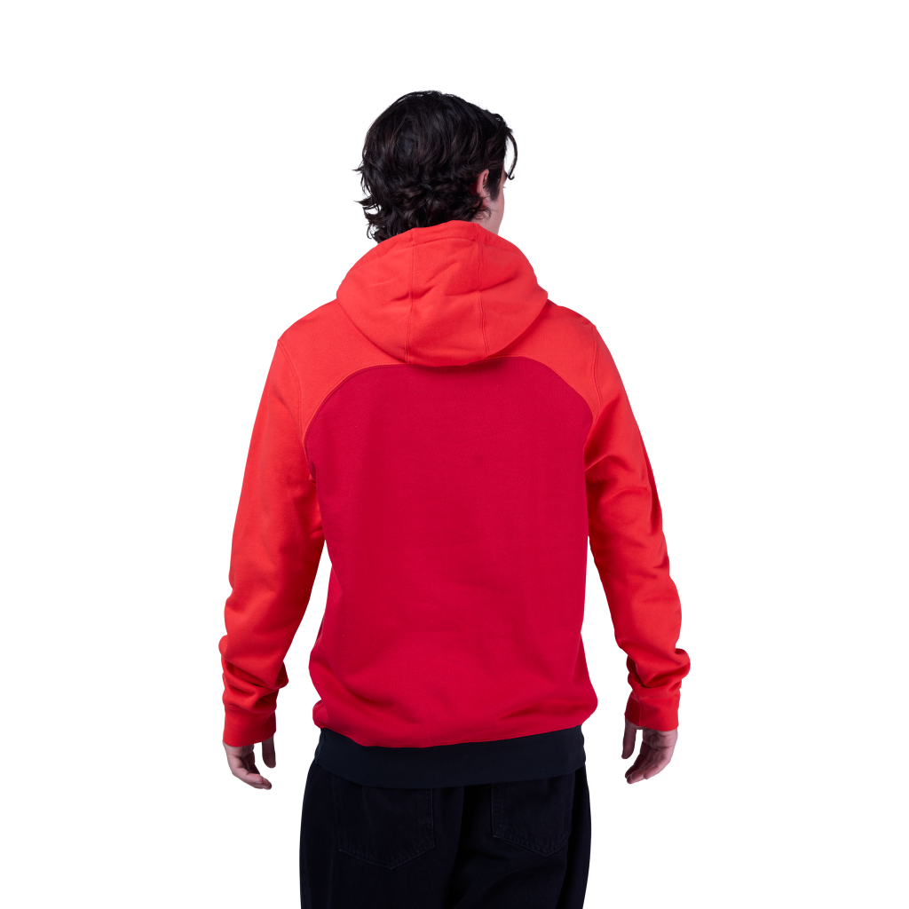 Fox Racing Fracture Paneled Fleece in ROT