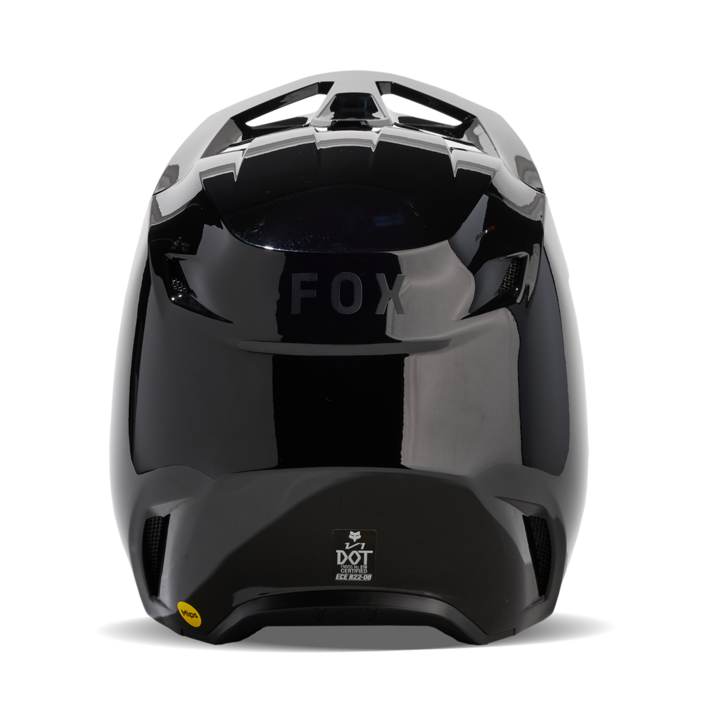 Fox Racing V1 Solid Motocross Helm in SCHWARZ