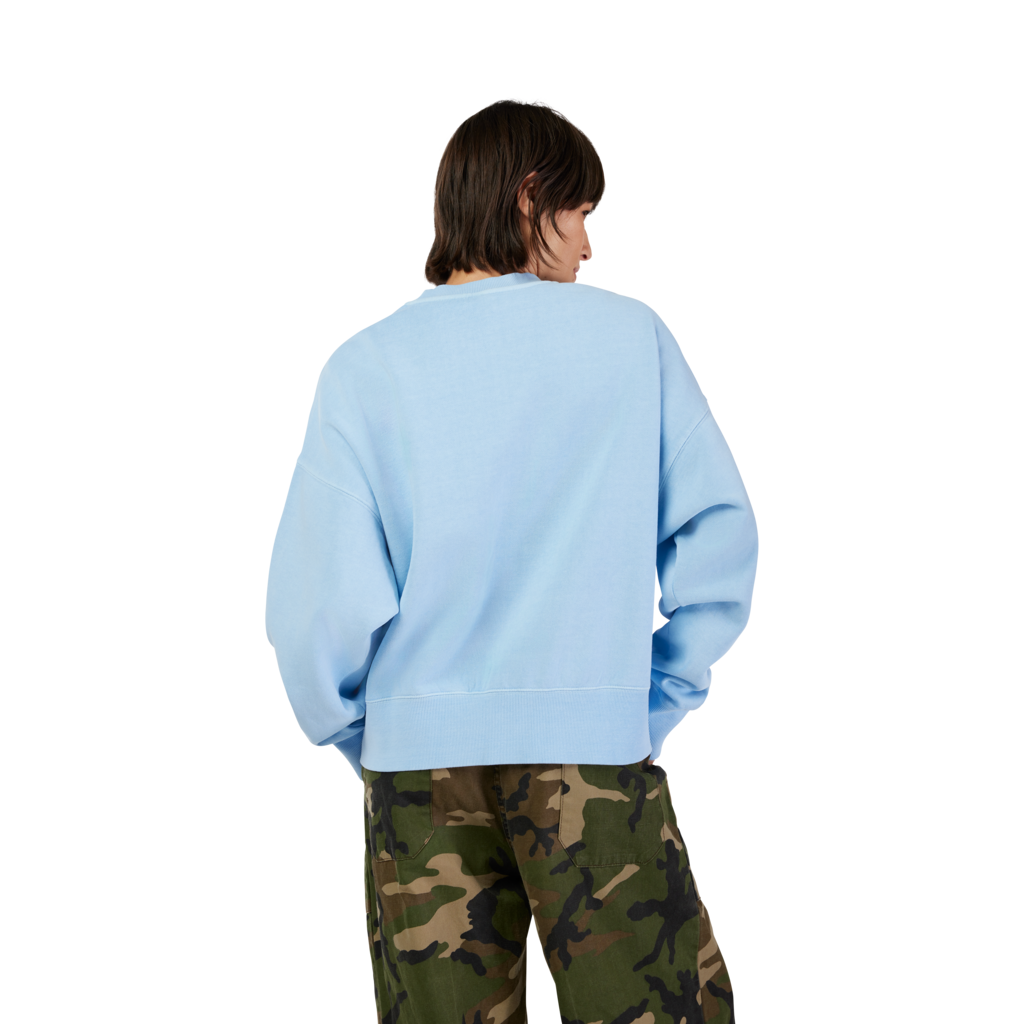 Fox Racing W Wordmark Ov Fleece Crew in BLAU