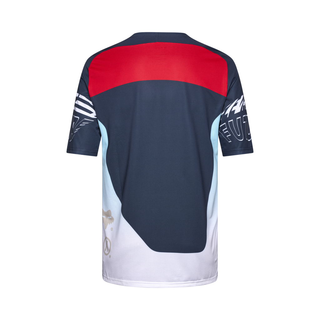 Fox Racing Flexair SS Elevated Trikot kurzarm in BLAU