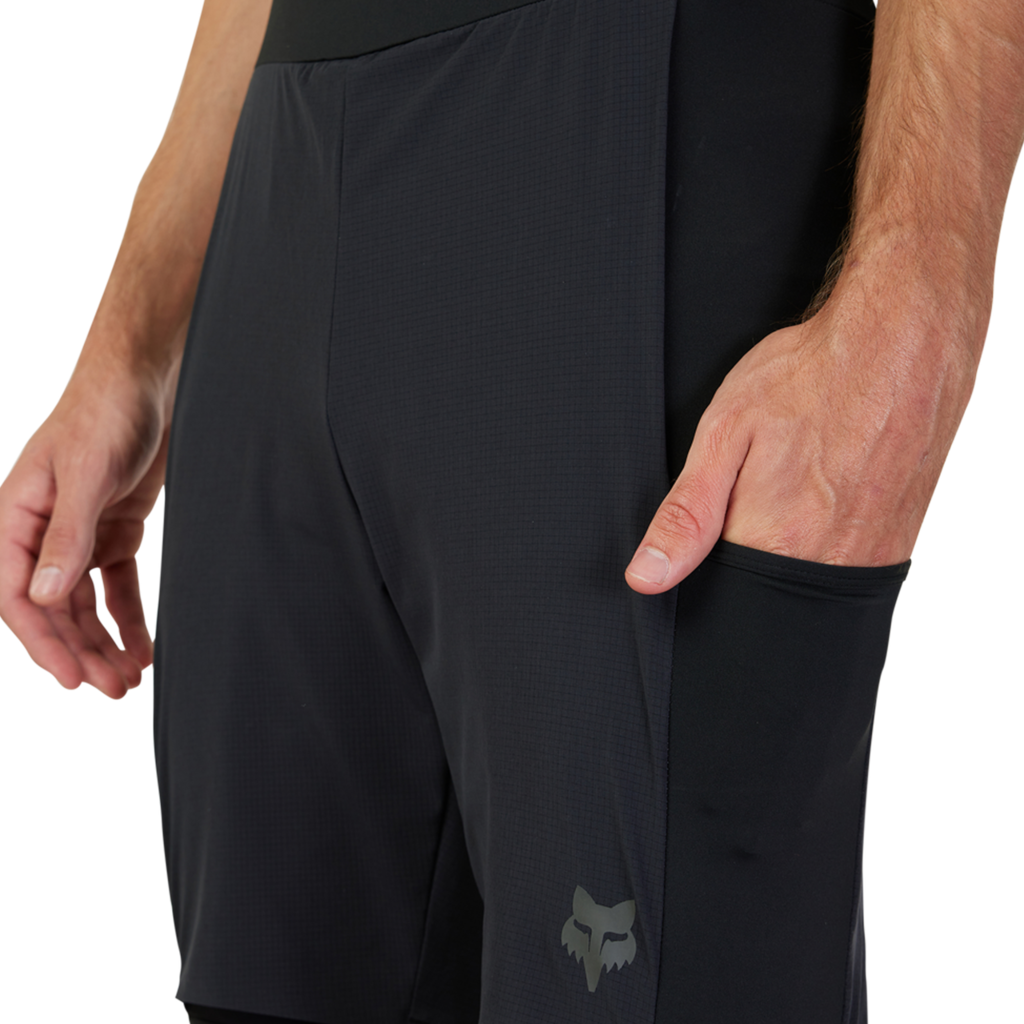 Fox Racing Flexair Ascent Cargo Bib Velohose in SCHWARZ