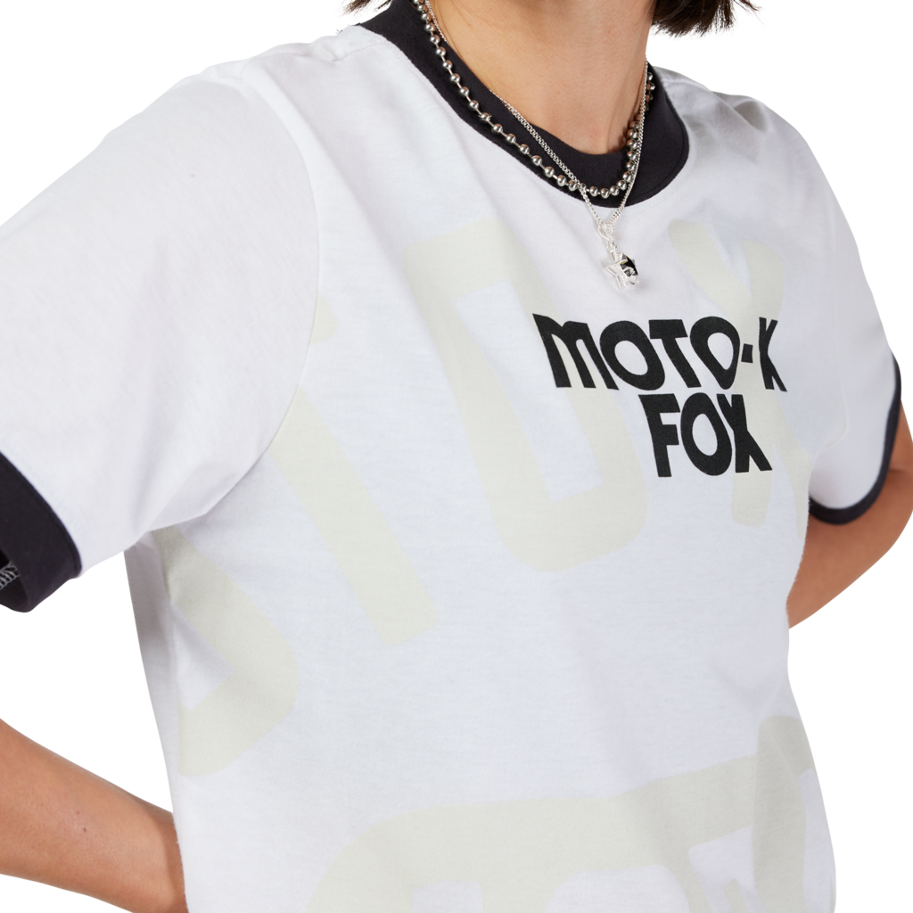 Fox Racing W Circa 74 Ringer SS Tee in WEISS