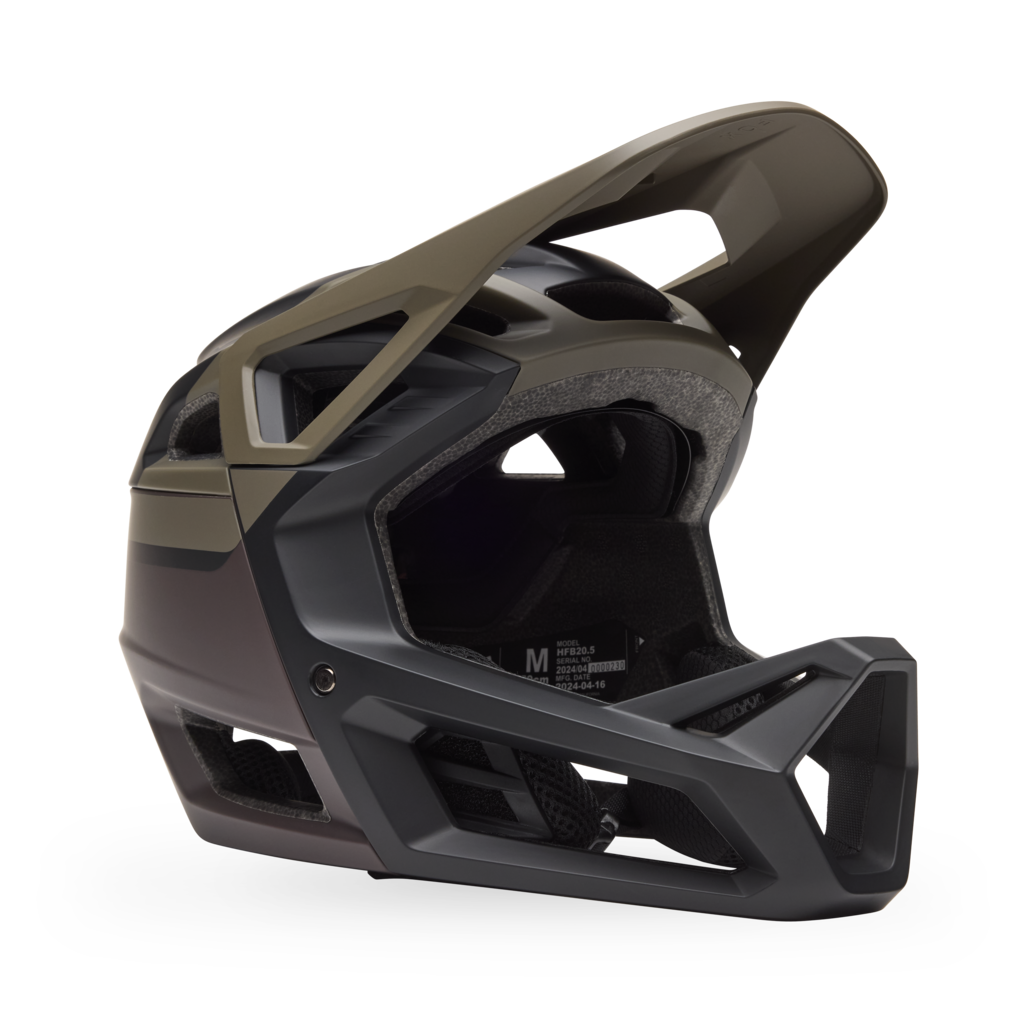 Fox Racing Proframe Vollvisier Helm in BRAUN