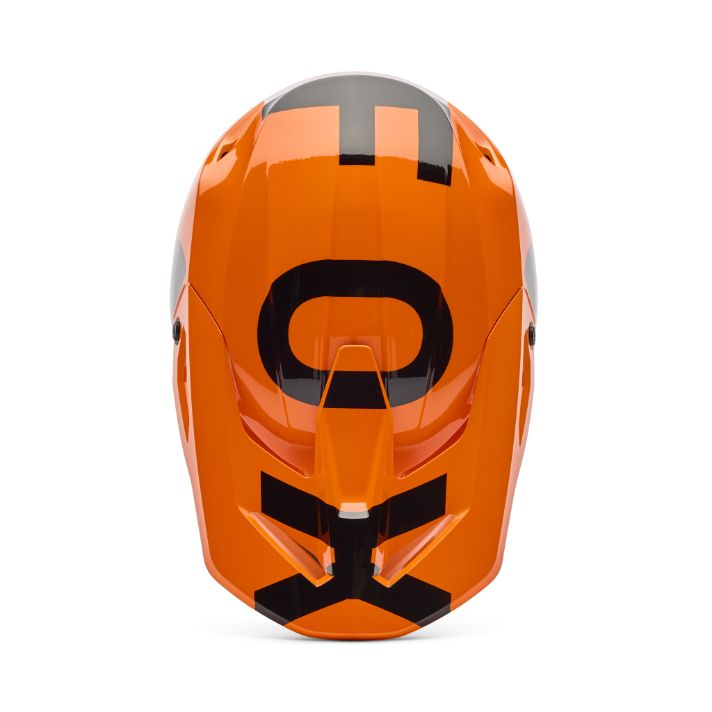Fox Racing V1 Shield Motocross Helm in ORANGE