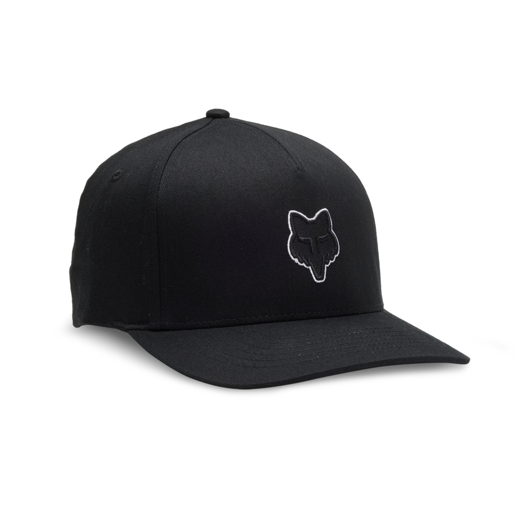 Fox Racing Fox Head Flexfit Cap in SCHWARZ