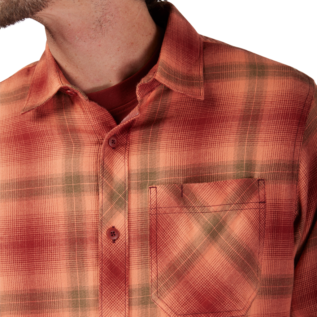 Fox Racing Survivalist Stretch Flannel in ROT