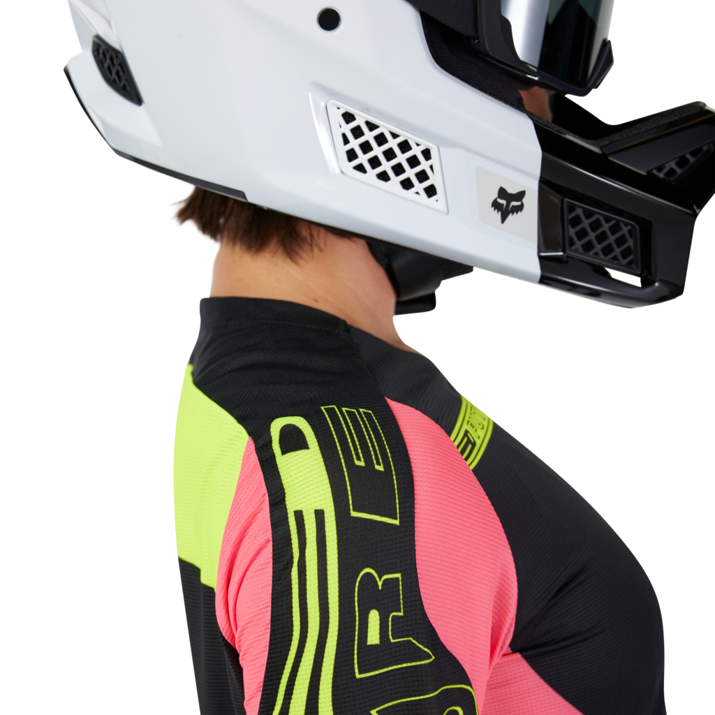 Fox Racing W Flexair LS Elevated Trikot langarm in SCHWARZ