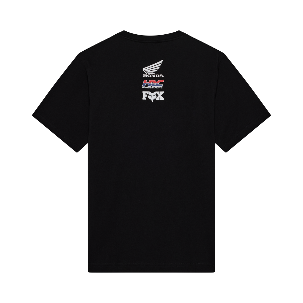 Fox Racing Honda Midweight Ss Tee in SCHWARZ