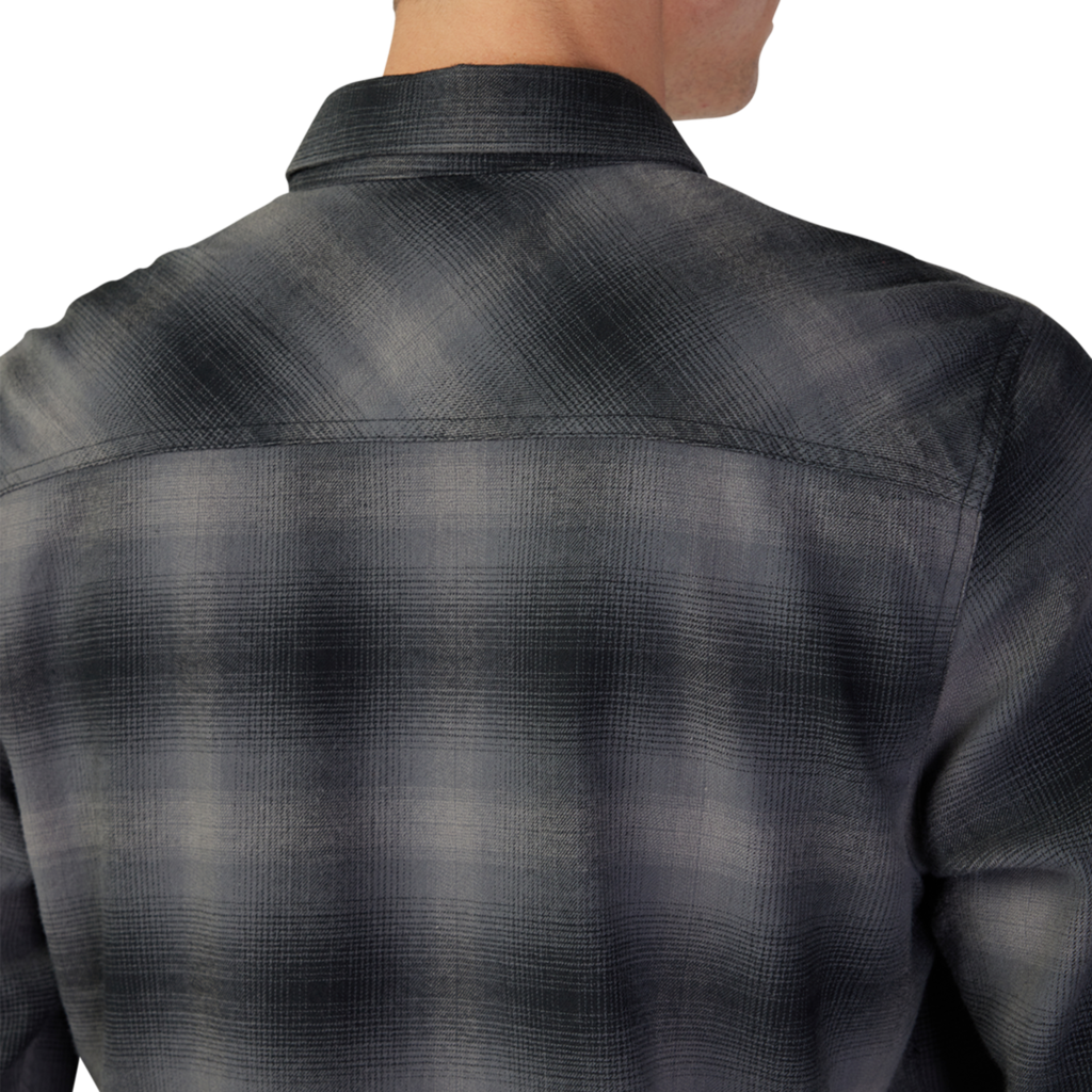 Fox Racing Survivalist Stretch Flannel in SCHWARZ