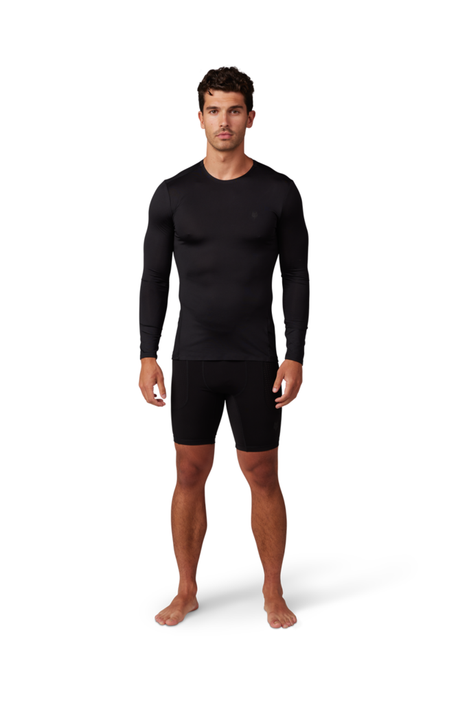 Fox Racing Tecbase LS Shirt in SCHWARZ