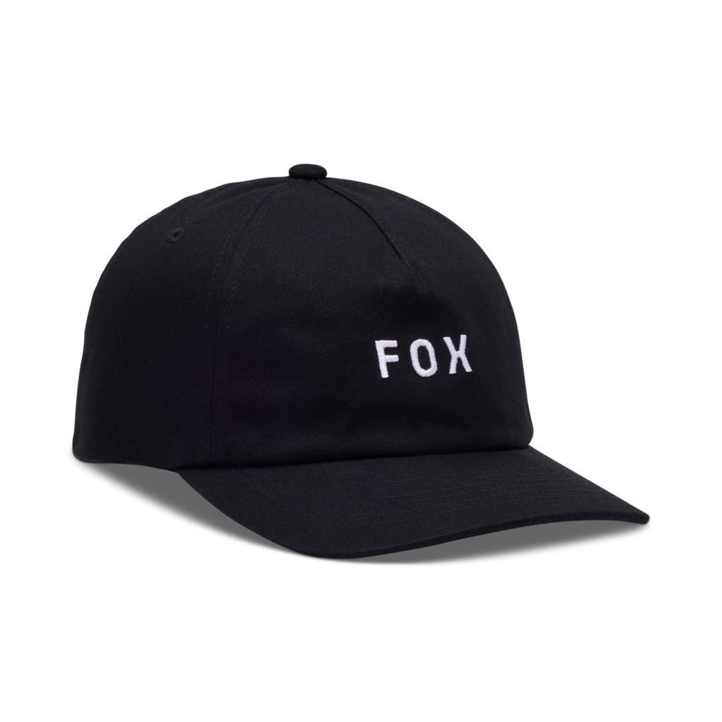 Fox Racing Wordmark Adjustable Cap in SCHWARZ