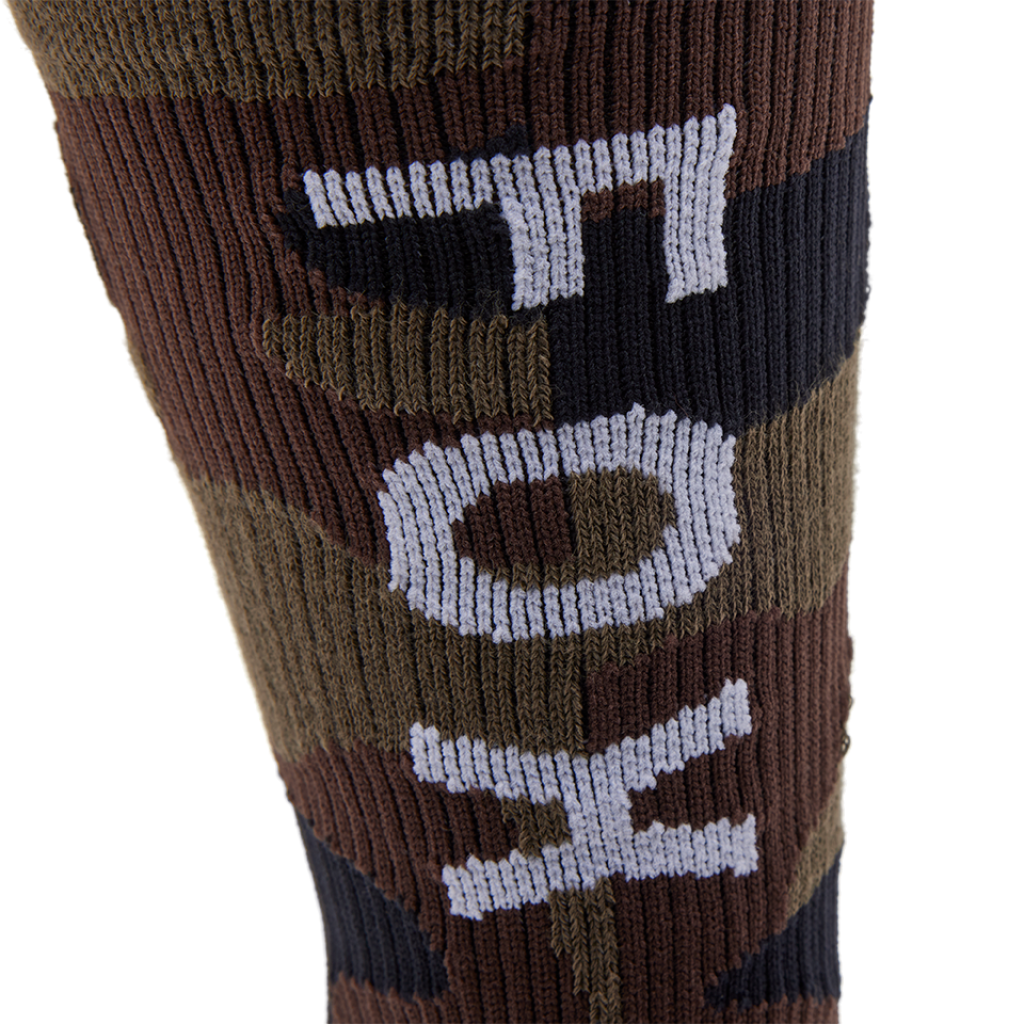 Fox Racing Fox Camo Crew Sock in GRÜN