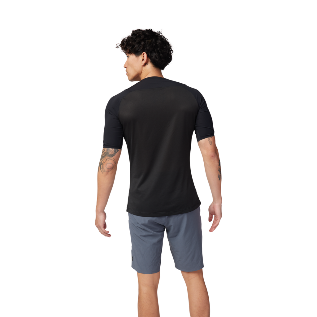 Fox Racing Flexair Ascent SS Trikot kurzarm in SCHWARZ